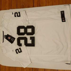 LV Raiders #28 Josh Jacobs road youth jersey